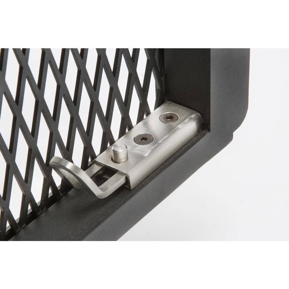 Small Gray Military-Grade Plastic Dog Crate with Stainless Steel Door