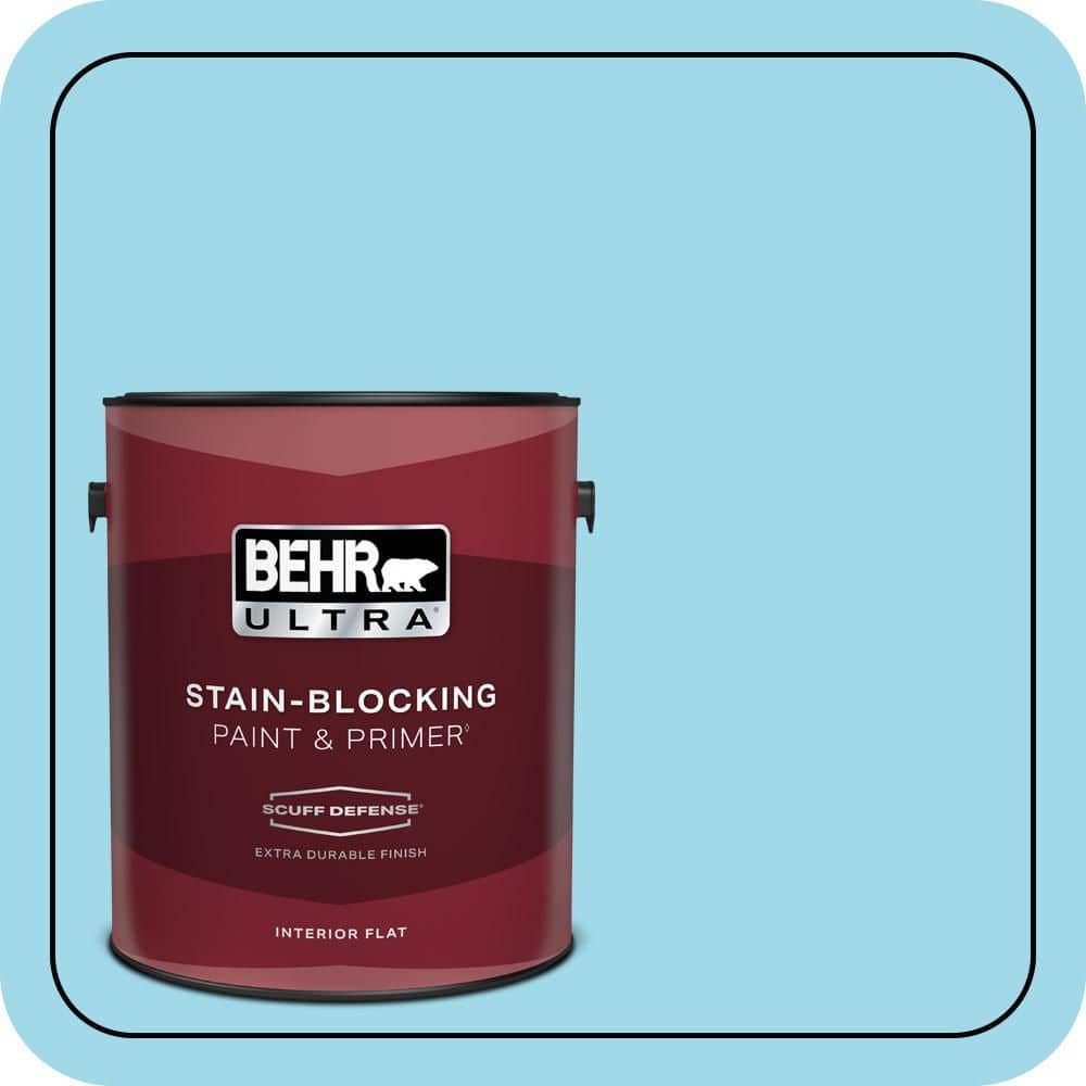 1 gal. #520A-3 Nevada Sky Extra Durable Flat Interior Paint & Primer price history on PriceWatchPro