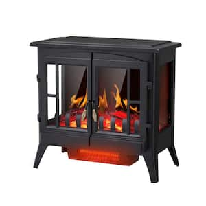 400 sq. ft. Electric Stove in Black