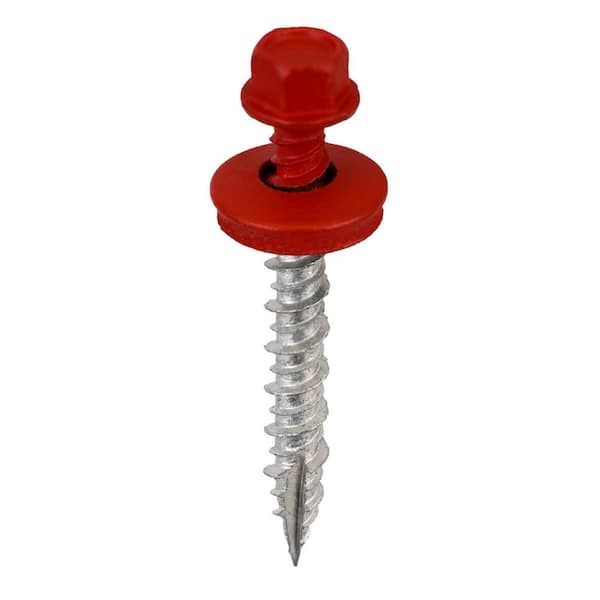 Acorn Hardware #9 X 1-1/2 inch Crimson Hex Metal to Wood Screws (Bag of 250)