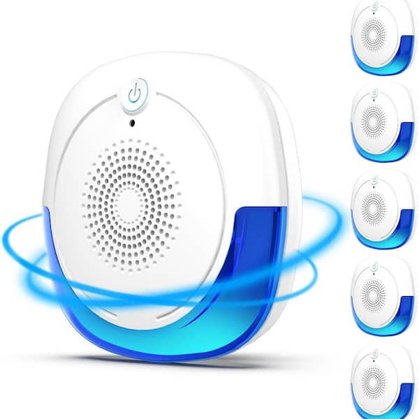 3-5-Watt Ultrasonic Electronic Indoor Insect Pests Mosquitoes Repellent with LED Light (6-Pack)