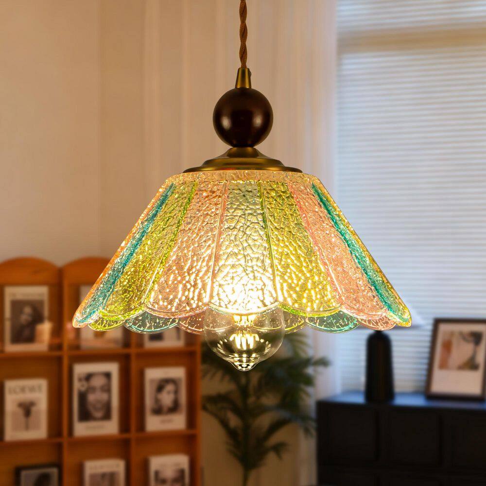 RayHome 1-Light with Tricolor Petal-shaped Glass Lampshades for Kitchen Island or Living Room price history on PriceWatchPro