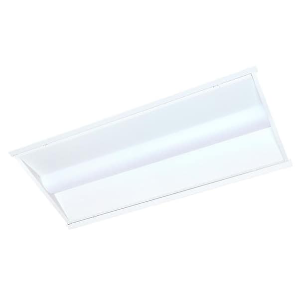 Integrated Light Panel Mydepot 2 ft. x 4 ft. 5276 Lumens Integrated LED Panel Light in Matte ...