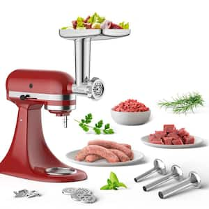 Stainless Steel Meat Grinder Attachment for KitchenAid Stand Mixers