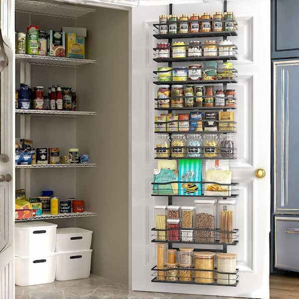 Esepony 9-Tier Metal Over The Door Pantry Organizer with
