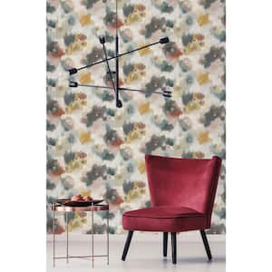 Impressionist Floral Spray and Stick Wallpaper (Covers 56 sq. ft.)