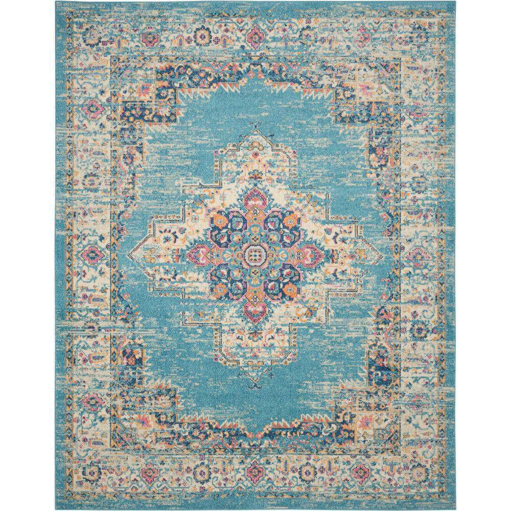 Passion Light Blue 8 ft. x 10 ft. Persian Modern Transitional Area Rug price history on PriceWatchPro
