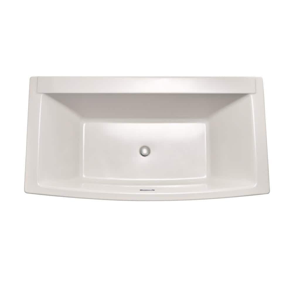 Townsend 68'' White Acrylic Freestanding Soaking Bathtub