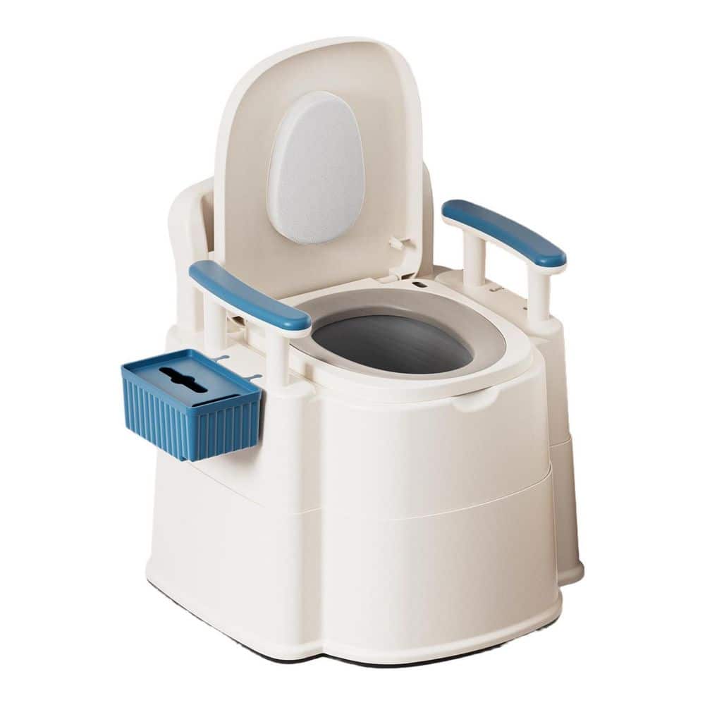 500 lbs. Heavy Duty Bedside Commode for Elderly and Disabled, Toilet Seat for Adults with Detachable Armrest price history on PriceWatchPro