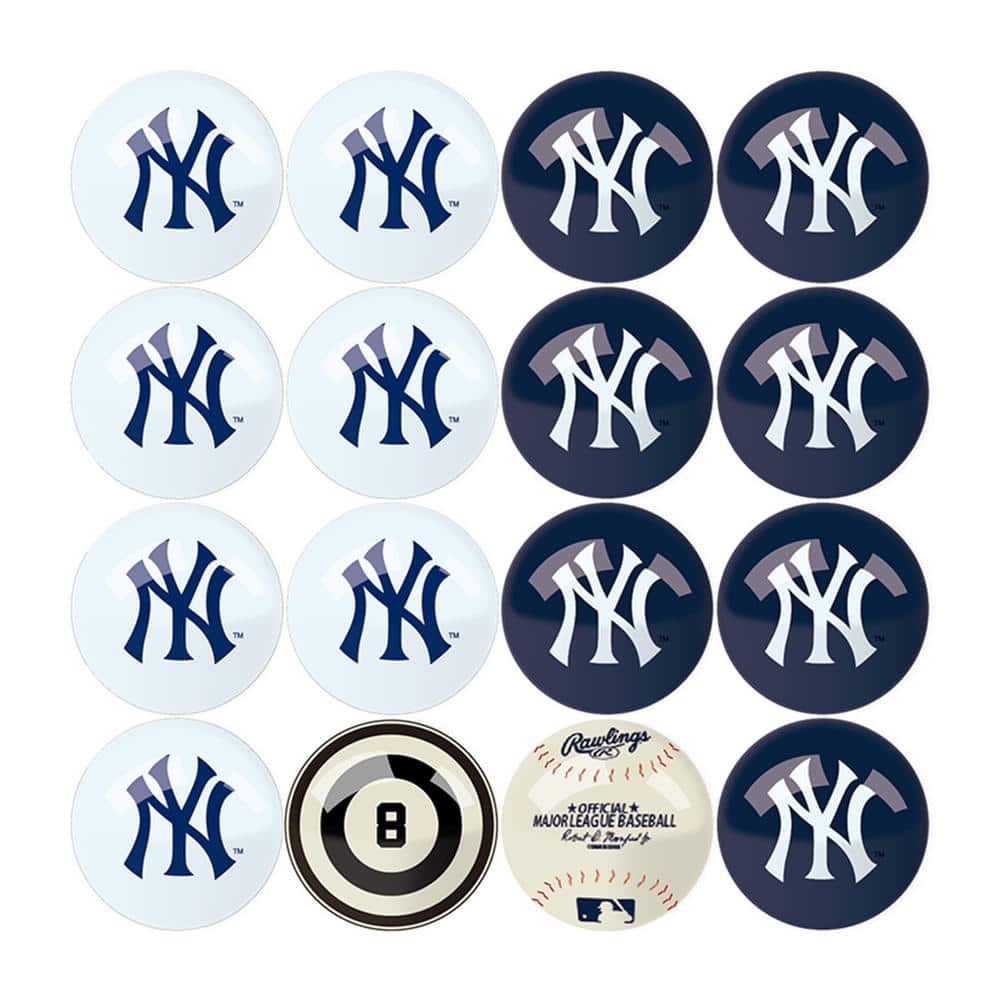 IMPERIAL New York Yankees Billiard Balls With Numbers IMP 626-2001 - The  Home Depot