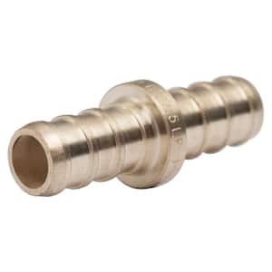 3/8 in. Brass PEX Barb Coupling Fitting (5-Pack)