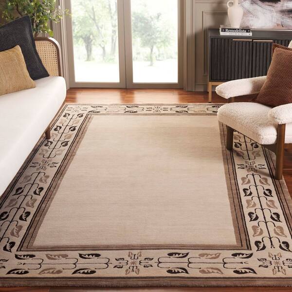 Jamie Drake 6 ft. x 9 ft. Assorted Border JDK373A Area Rug