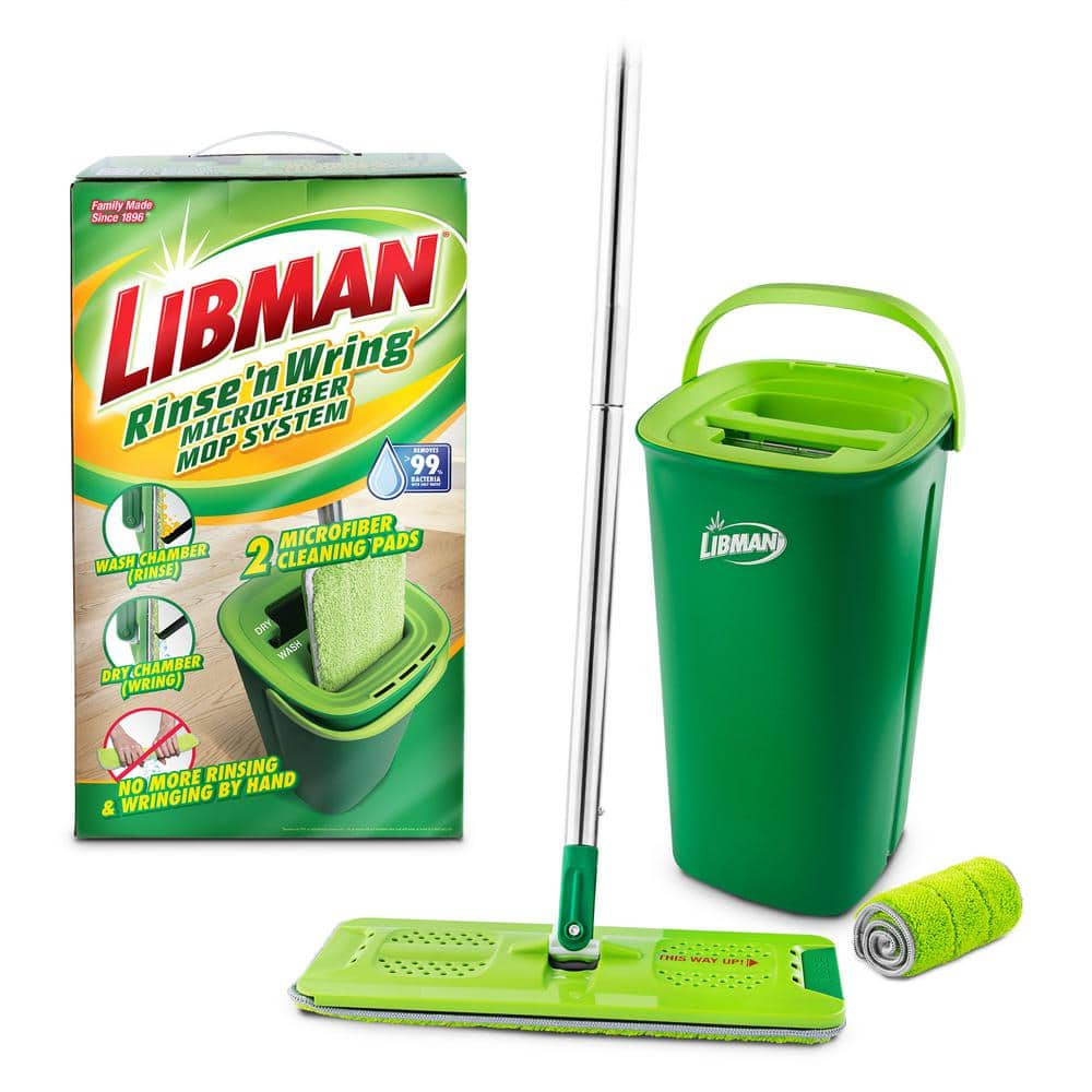 Libman 12 oz Looped End Wet Mop Refill with Scrubber Pad