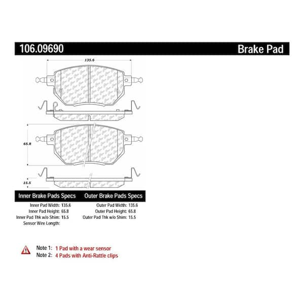 Centric Parts Disc Brake Pad Set