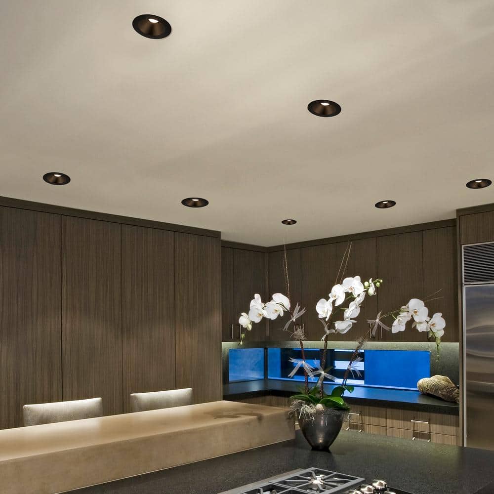 Ultra-Thin Black Aluminum LED Round Recessed Downlight