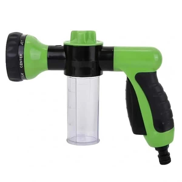 ITOPFOX 8-Pattern High Pressure Water Spray Head Hose Nozzle for Garden ...