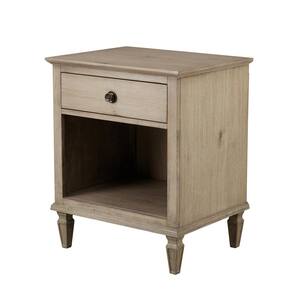 Victoria Light Natural 1 Drawer Nightstand