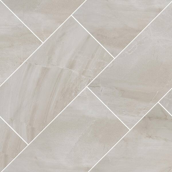 MSI Adella Gris Satin 12 in. x 24 in. Matte Porcelain Wall Tile (560 sq. ft./Pallet)