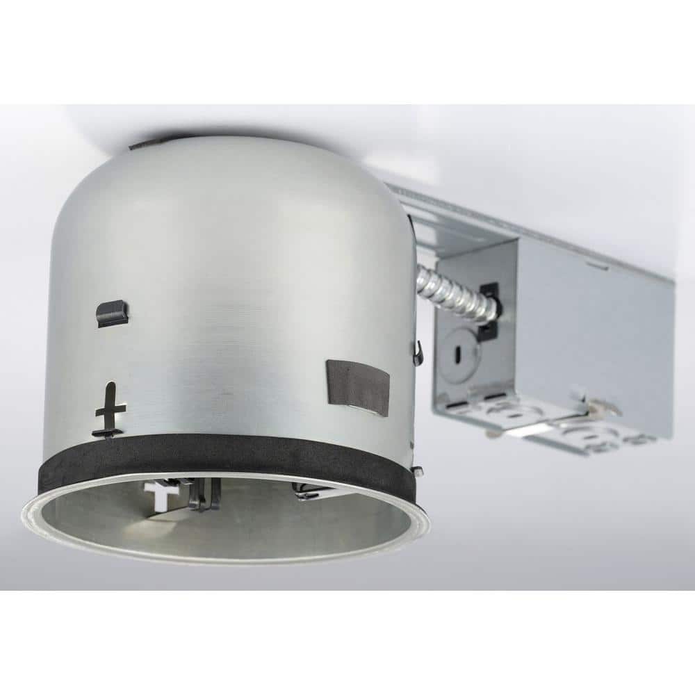 5" Gray Steel LED Recessed Housing with Airtight Seal
