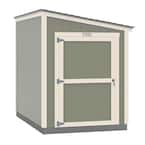Installed The Tahoe Series Lean-To 6 ft. x 10 ft. x 8 ft. 3 in. Painted Wood Storage Building Shed