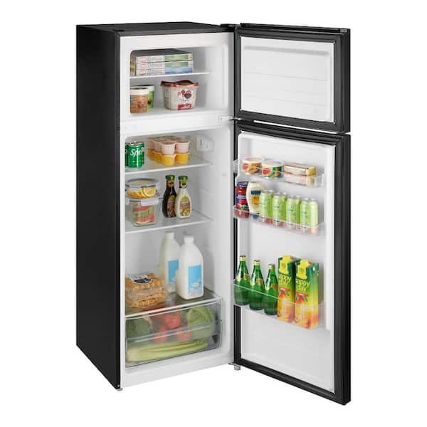 7.2 cu. ft. Top Freezer Refrigerator in Black