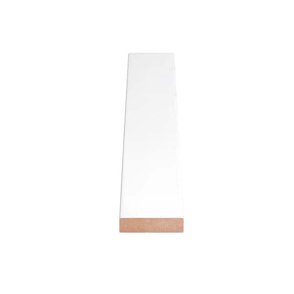 11/16 in. D x 1-1/2 in. W x 84 in. D MDF Primed 1 x 2 E2E Moulding Pack (6-Pack)
