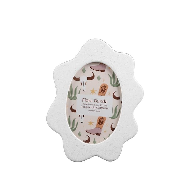 Flora Bunda 4 x 6 Irregular Ceramic Frame