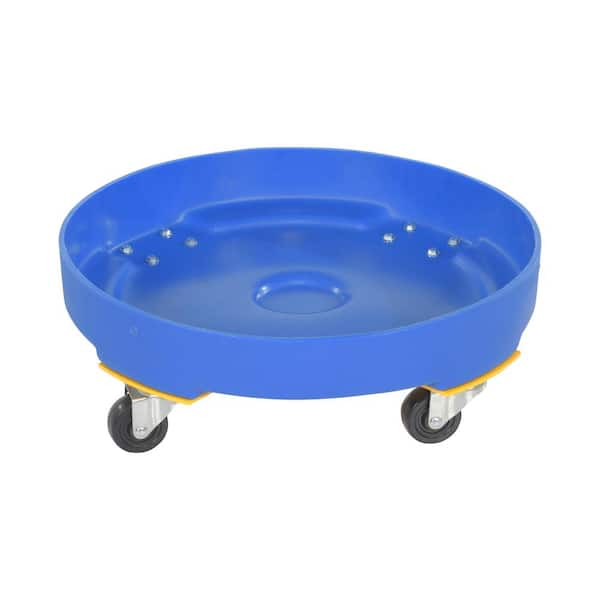 Vestil Drum Dolly Hd Poly Blue 55 Gal.
