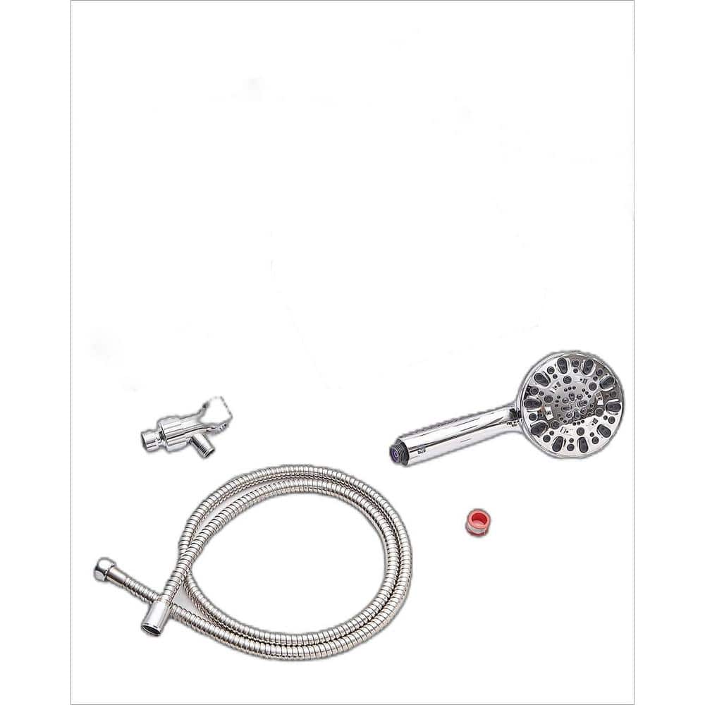 High Pressure Handheld Shower Head 7-Spray Wall Mount Handheld Shower Head 