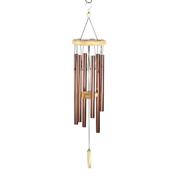 Exhart Bronze Small Metal Wind Chimes 78194-H - The Home Depot