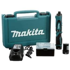 7.2-Volt Lithium-Ion 1/4 in. Cordless Hex Driver-Drill Kit with Auto-Stop Clutch