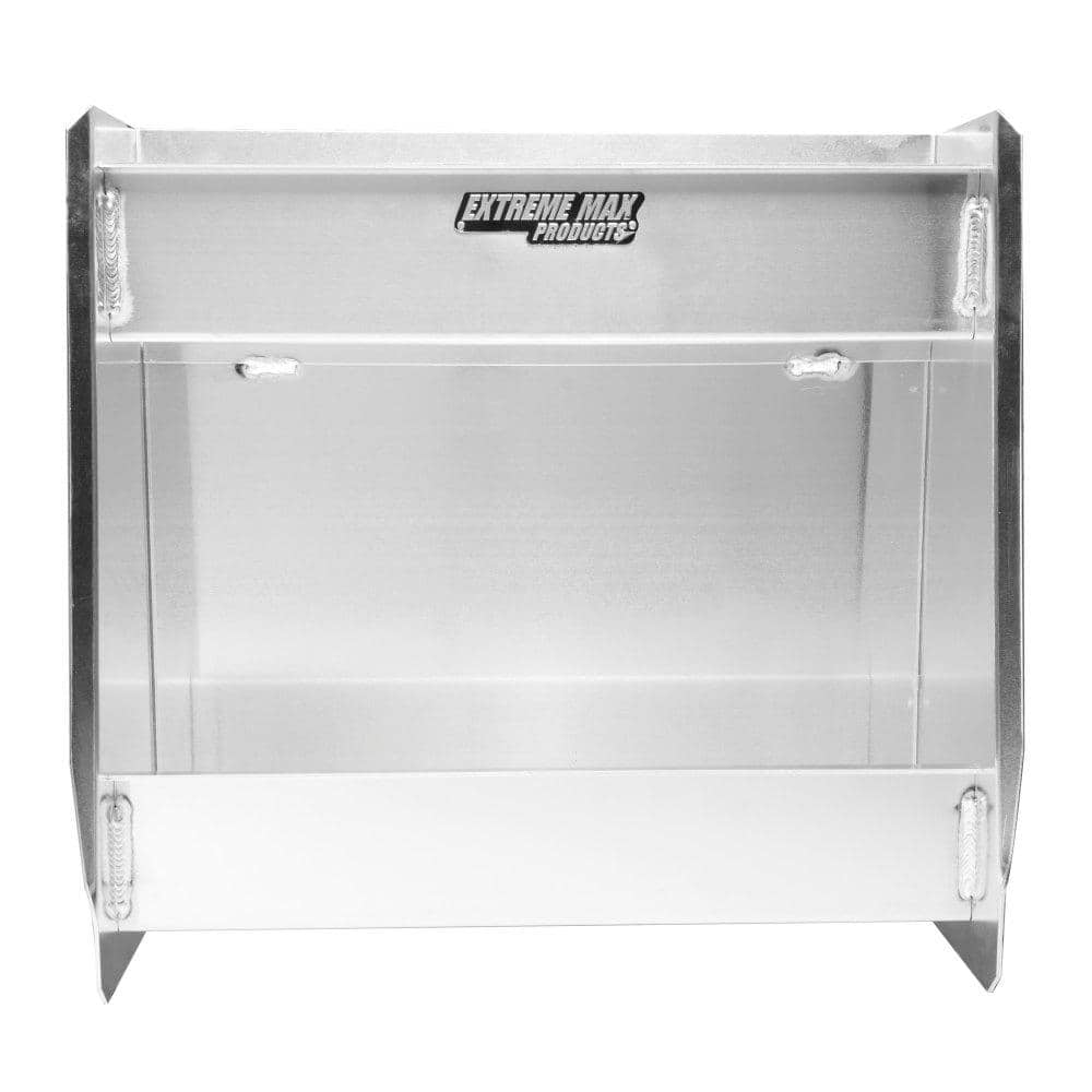 Extreme Max 5001.6053 Junior Aluminum Work Station Storage Cabinet Silver