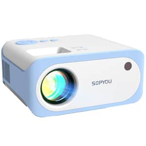 1920 x 1080P Full HD Movie Outdoor Projector with 9000 Lumens 4K Projector Supported with 360° Tripod