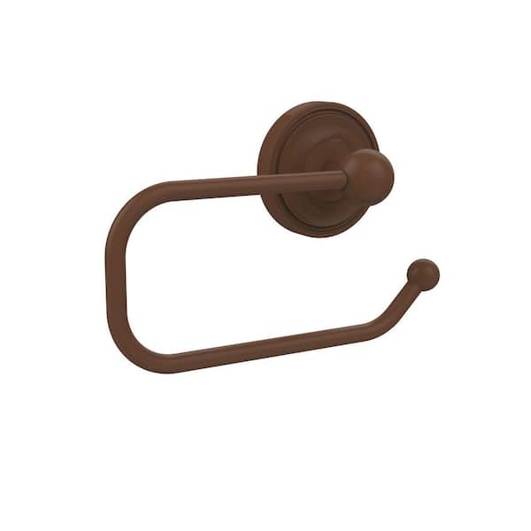 Allied Brass Prestige Regal Collection European Style Single Post Toilet Paper Holder in Antique Bronze