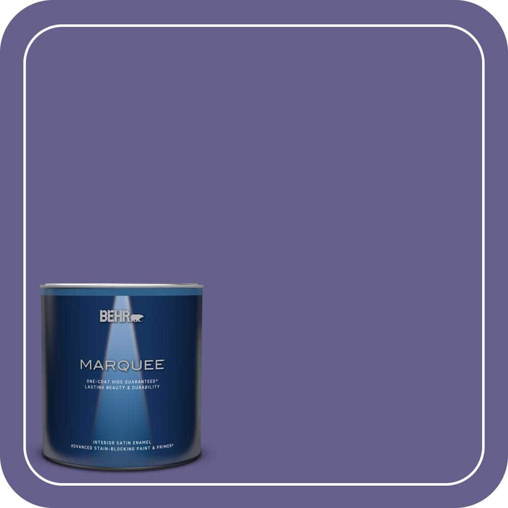 1 qt. #S-G-630 Majestic Purple Satin Enamel Interior Paint & Primer price history on PriceWatchPro