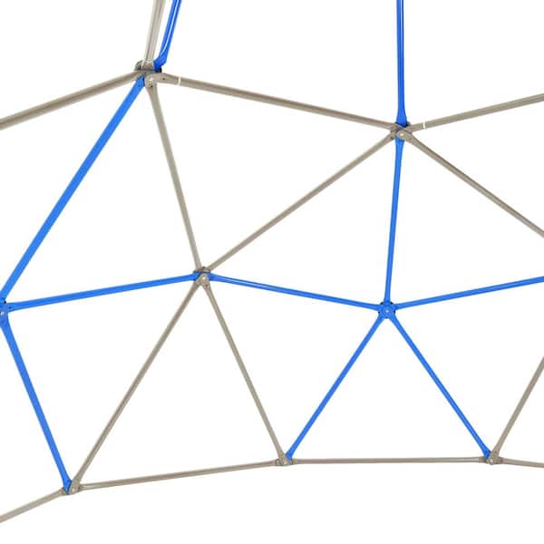 12 ft. Coffee Indoor/Outdoor Kids Climbing Dome Tower, Jungle Gym Playground Monkey Bars, Rust and UV Resistant Steel