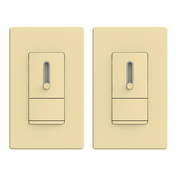thumbnail image 2 of Leviton Rotary 3-Way Dimmer Switch - Ivory/White By Leviton At Fleet Farm 2 of 13