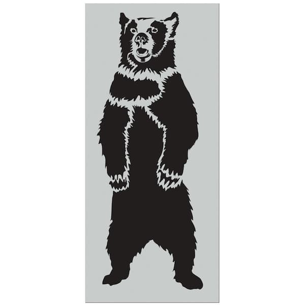 Stencil1 7 ft. Grizzly Bear Stencil