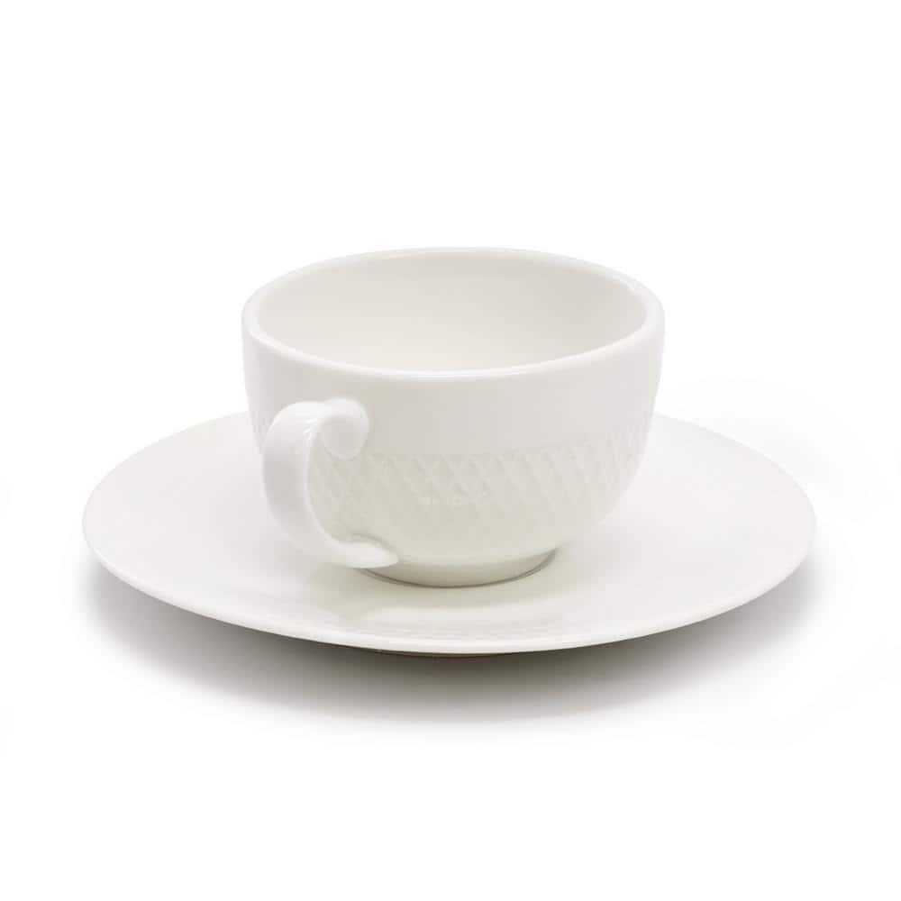 Luna 12 Piece 3 Ounce Porcelain Espresso Cup Set - Thumbnail 2