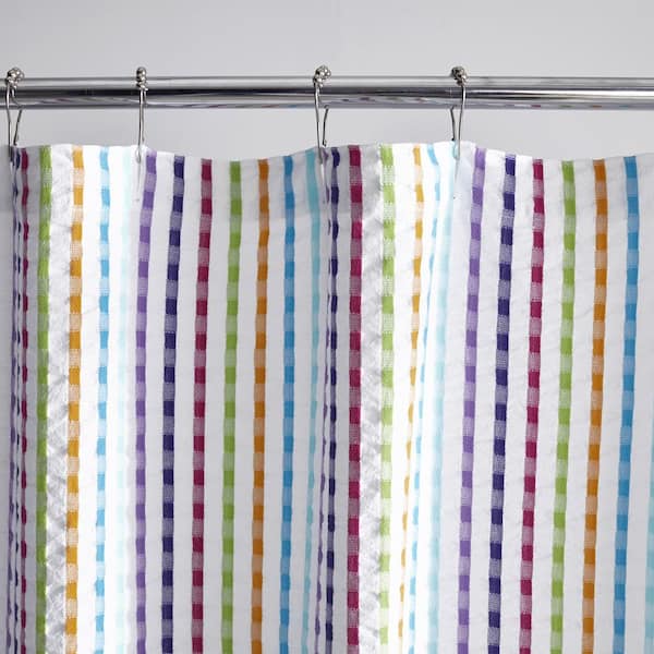 Spectrum 72 in. Multicolored Shower Curtain