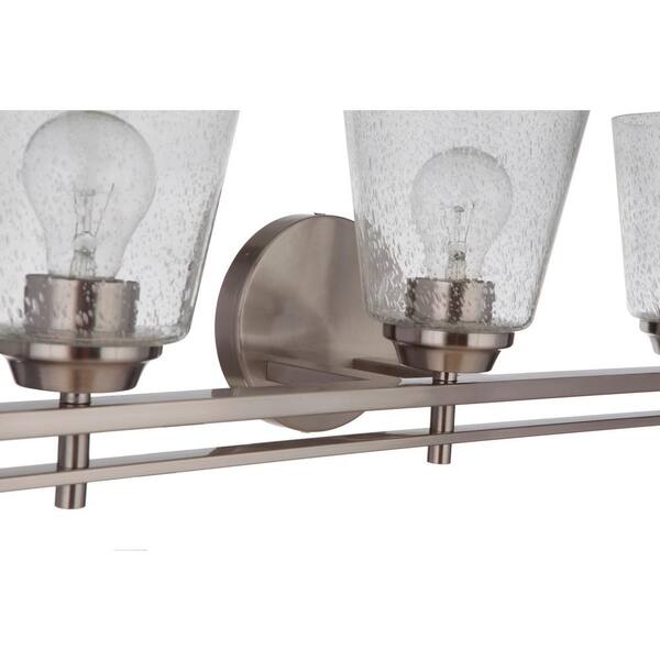 CRAFTMADE Drake 42 in. 5-Light Brushed Polished Nickel