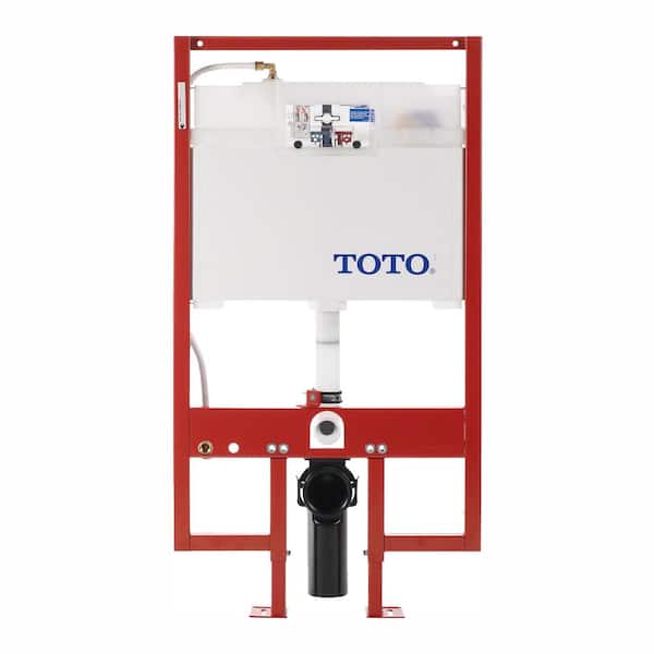 TOTO In-Wall 0.9/1.6 GPF Dual Flush Toilet Tank Only with PEX Supply Line in Cotton White