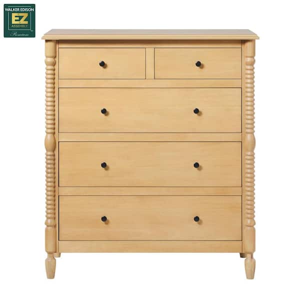 Easy Edge Double Dresser, White Oak
