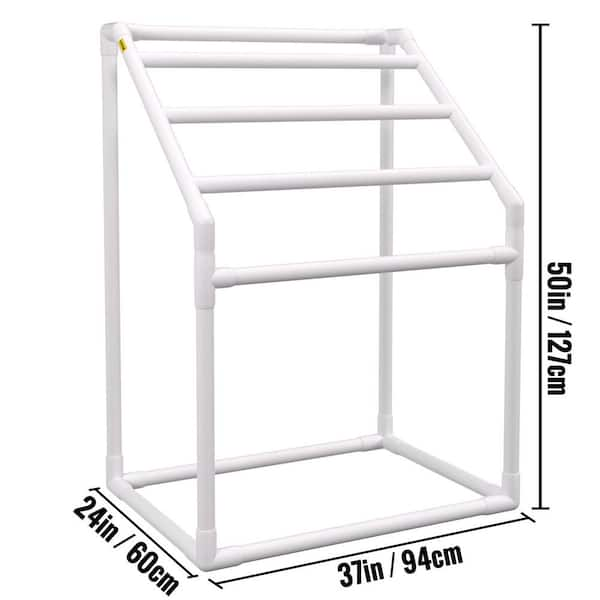 Pvc outdoor towel discount rack