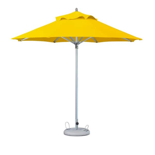 HomeRoots 13 ft. Market Patio Umbrella in Yellow