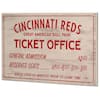 Open Road Brands Boston Red Sox Vintage Ticket Office Wood Wall Decor  90182309-s - The Home Depot
