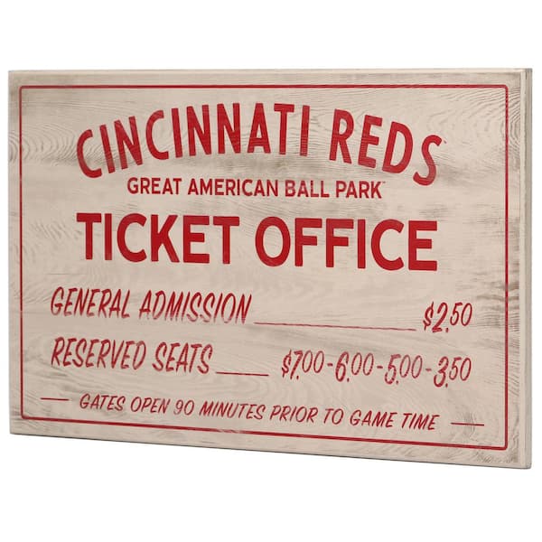 Cincinnati Reds Game Ticket Gift Voucher