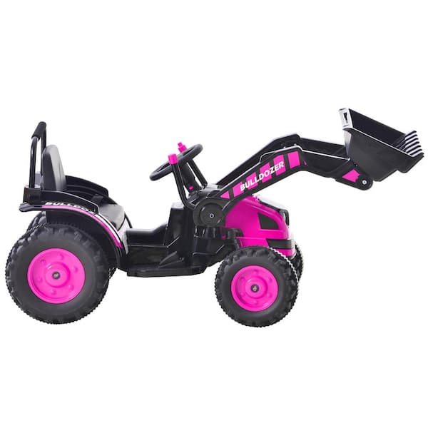 Pink cheap digger toy