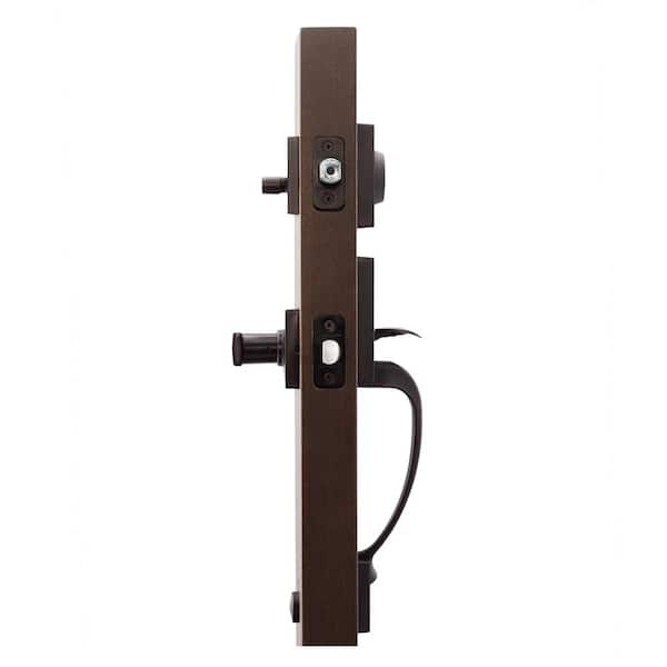 Copper Creek Craftsman Tuscan Bronze Door Handleset with Craftsman