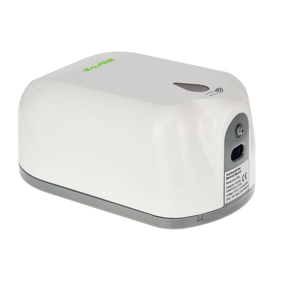 White Automatic Wall-Mounted Touchless Soap Dispenser 1100mL